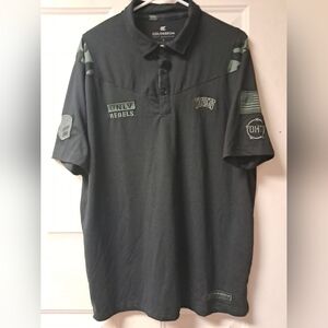Colosseum Black UNLV Mens Large OHT. Military Appreciation Sierra Polo Shirt.